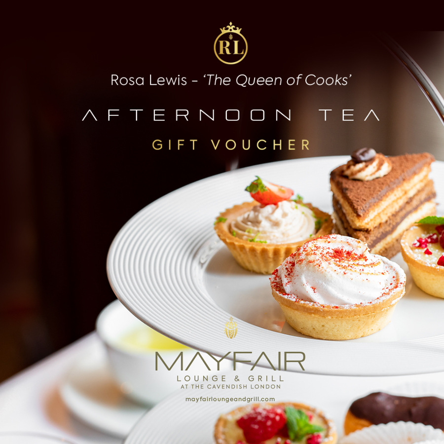 A Mayfair Afternoon Tea Gift Voucher is the perfect way to treat someone…

Give the gift of a Mayfair Lounge and Grill afternoon tea voucher, redeemable on our brand new Platinum Afternoon Tea.