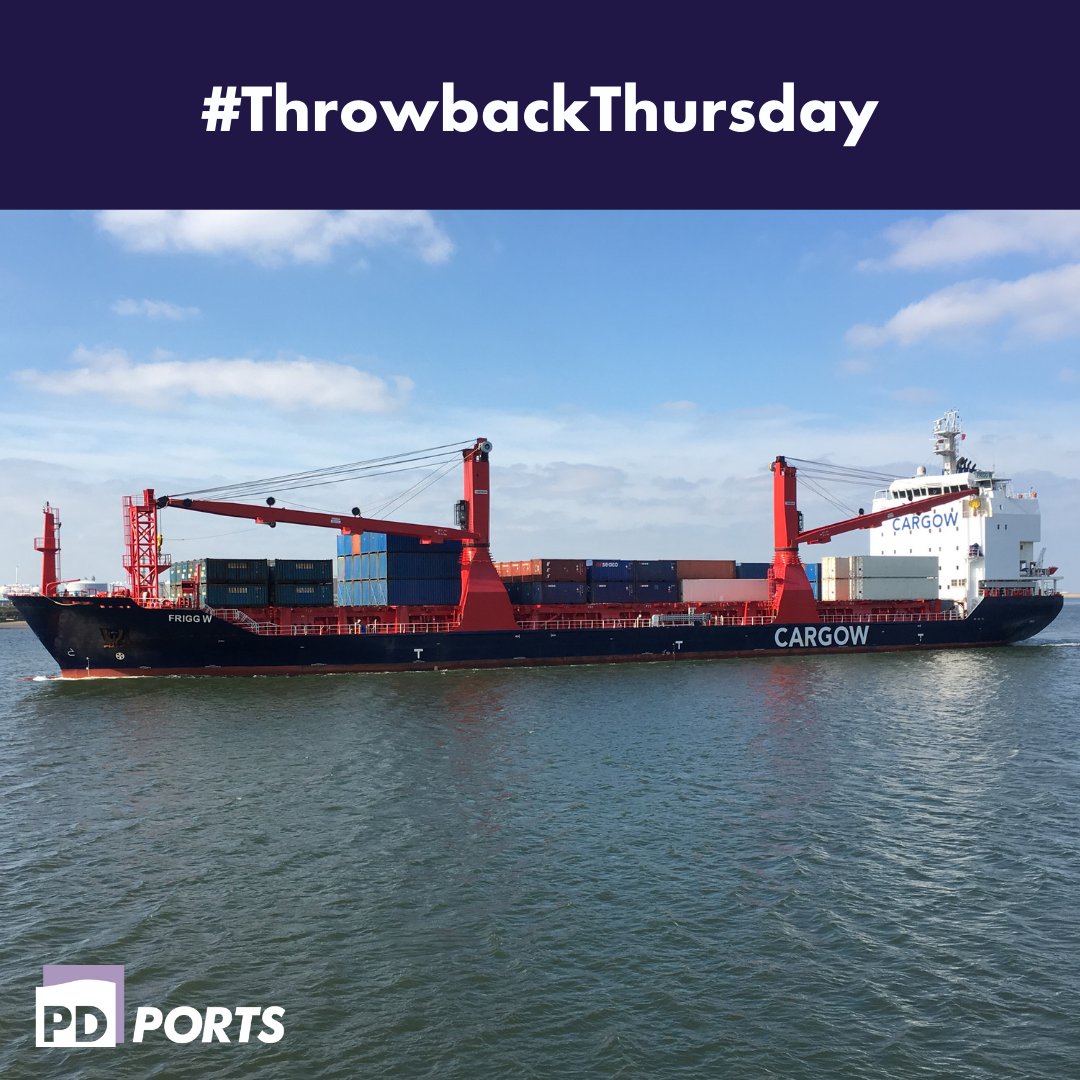 PDPorts's tweet photo. This throwback Thursday, we're taking it back to 2019 when we embarked on our partnership with Dutch shipping line Cargow to provide access to the North of the UK for onward distribution of trade 🚢

Read more: https://t.co/OVqSJLg4aO

#ThrowbackThursday | #PortOfChoice https://t.co/UE1LX4CCAX