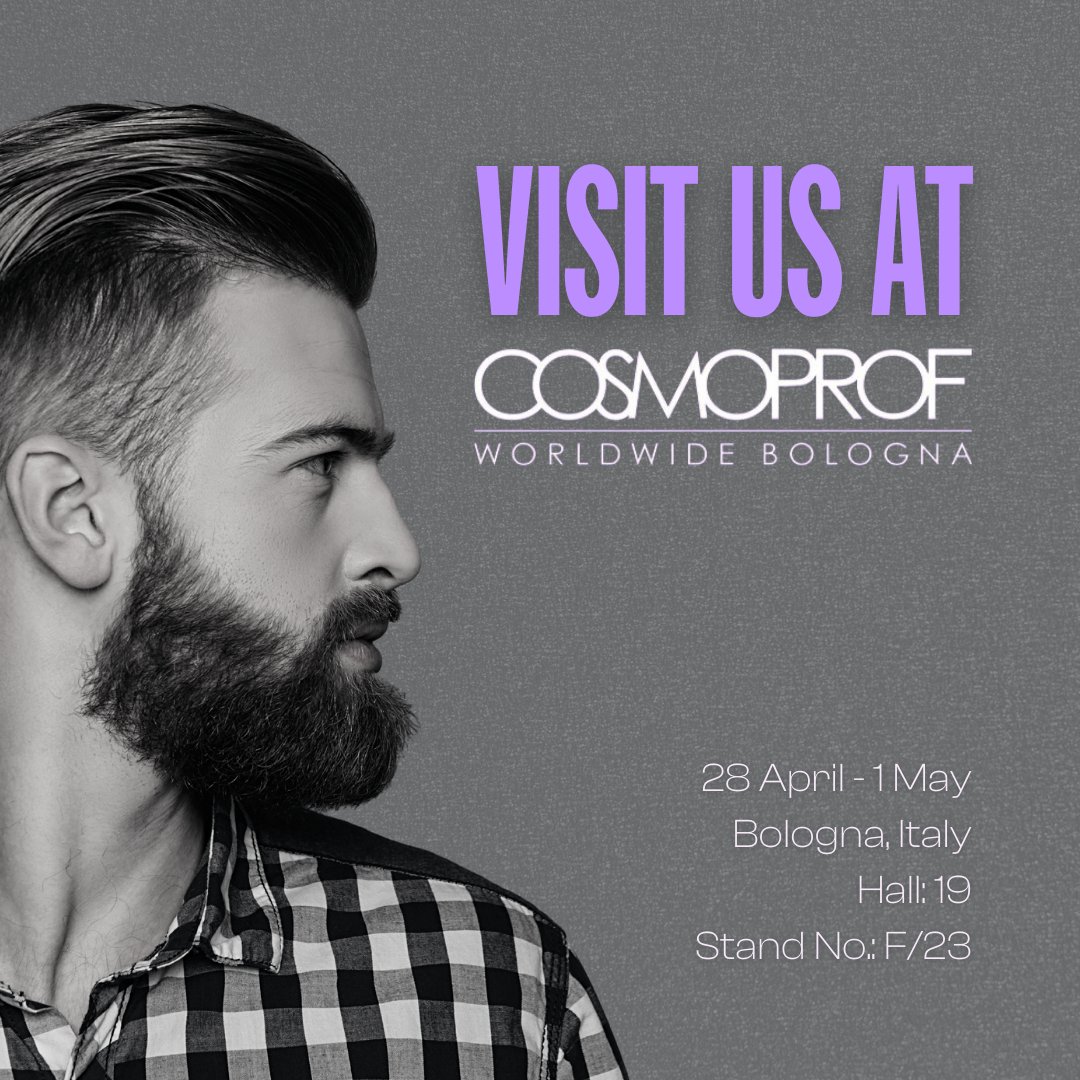 MenRockHello's tweet image. LET‘S MEET UP. Come and visit us at the leading global trade exhibition COSMOPROF Worldwide Bologna on 28 April – 1 May in Bologna, Italy. Men Rock will be located in Hall 19, Stand No.: F/23. Can't wait to see you all!
#cosmoprofbologna #cosmoprof2022 #cosmoprof  #menrock