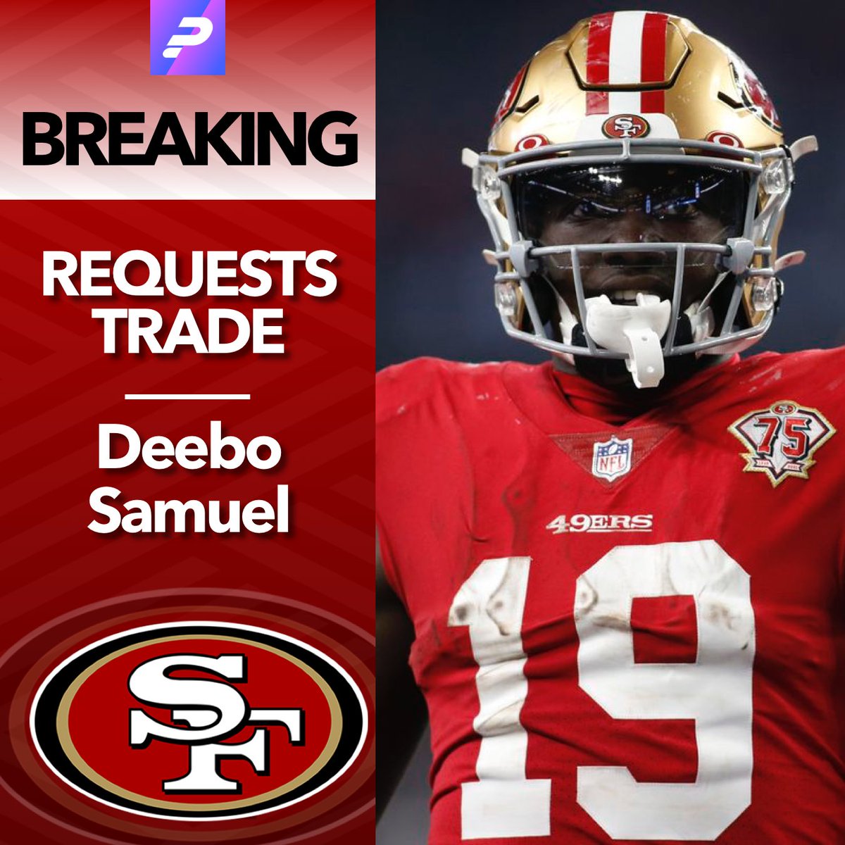 San Francisco's star WR requested a trade! 🚨
#SanFrancisco #NFL #NFLTwitter