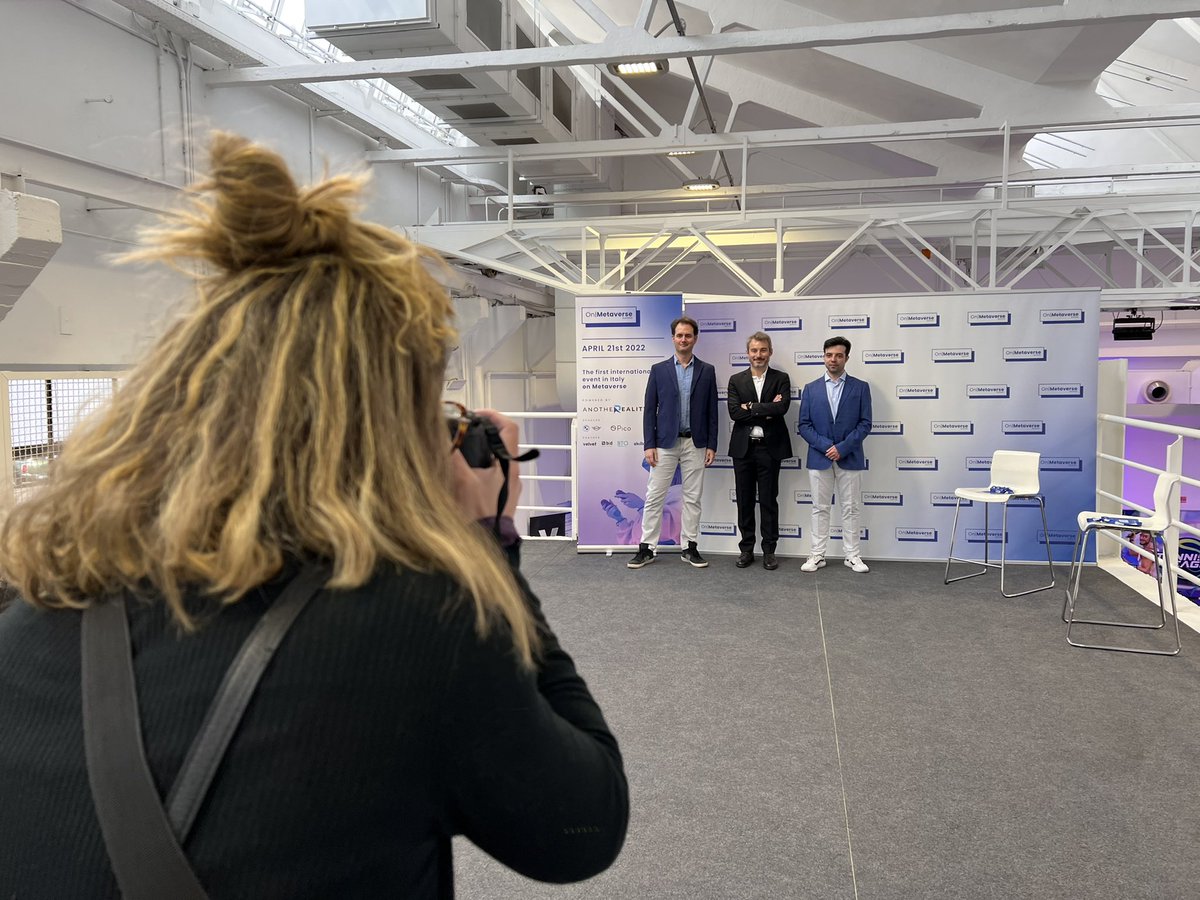 Here we go! Diamo ufficialmente inizio all’#onmetaversesummit 🤟🏻 

Mattinata di workshop e masterclass per approfondire potenzialità e strategie nel metaverso! 

<a href="/OnMetaverse22/">On | Metaverse Summit</a>