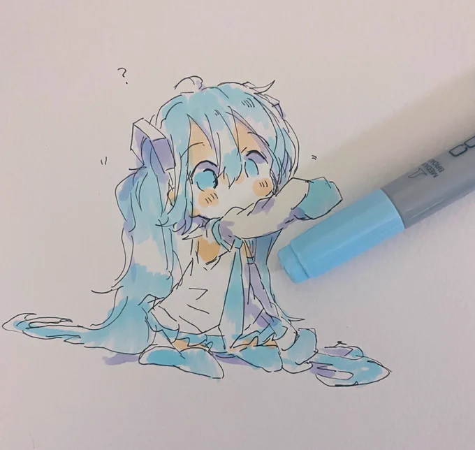 ミクちゃんの色? 