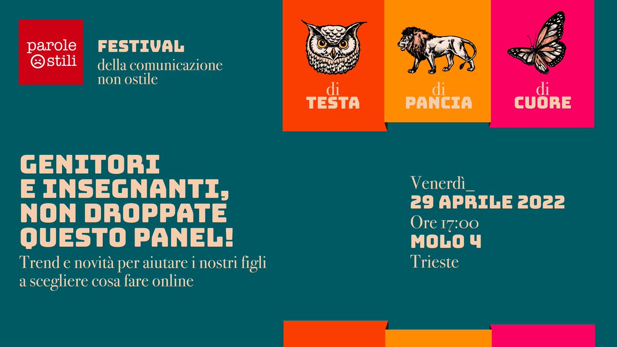 Droppare? E cosa significa?!
Vieni a scoprirlo al Festival di #paroleostili!

Ci saranno:
🎙️ | <a href="/glmannheimer/">Giacomo Lev Mannheimer</a> di <a href="/TikTok_it/">TikTok Italia</a> 
🎙️ | <a href="/appiccicati/">Davide Nonino</a> di <a href="/FamigliaGBR/">Famiglia GBR</a>
🎙️ | Elia Bombardelli di LessThan3Math
🎙️ | <a href="/BaStraNo/">Barbara Laura Alaimo</a>
🎙️ | Stefania Crema
🎙️ | <a href="/chiara_bidoli/">Chiara Bidoli</a> 

👇
eventbrite.it/e/biglietti-ge…