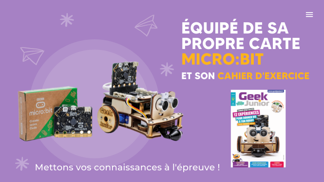 geekjuniorfr's tweet photo. Notre robot éducatif est un produit Made in France construit en partenariat @TechnologieSer1. Programmable et conçu pour les 10-15 ans, il a sa propre carte #microbit , tu pourras t'entrainer en suivant des exercices de son cahier d'exercice. 🤩
#robot #programmable #eductech https://t.co/9UBqagRntD