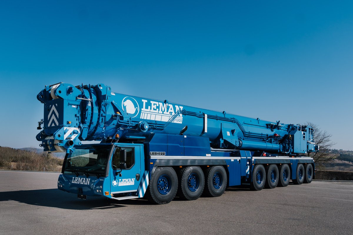 iberica_s's tweet photo. Otras dos grúas @LH_Construction para #GrúasLeman que consolida su flota de maquinaria con la adquisición de una @LH_Construction #LTM1650-8.1 y una #LR1700-1.0.
#liebherr #liebherribérica #liebherrmobileandcrawlercranes #mobileandcrawlercranes #grúasmóviles #grúasleman https://t.co/mtv6NXSx3m