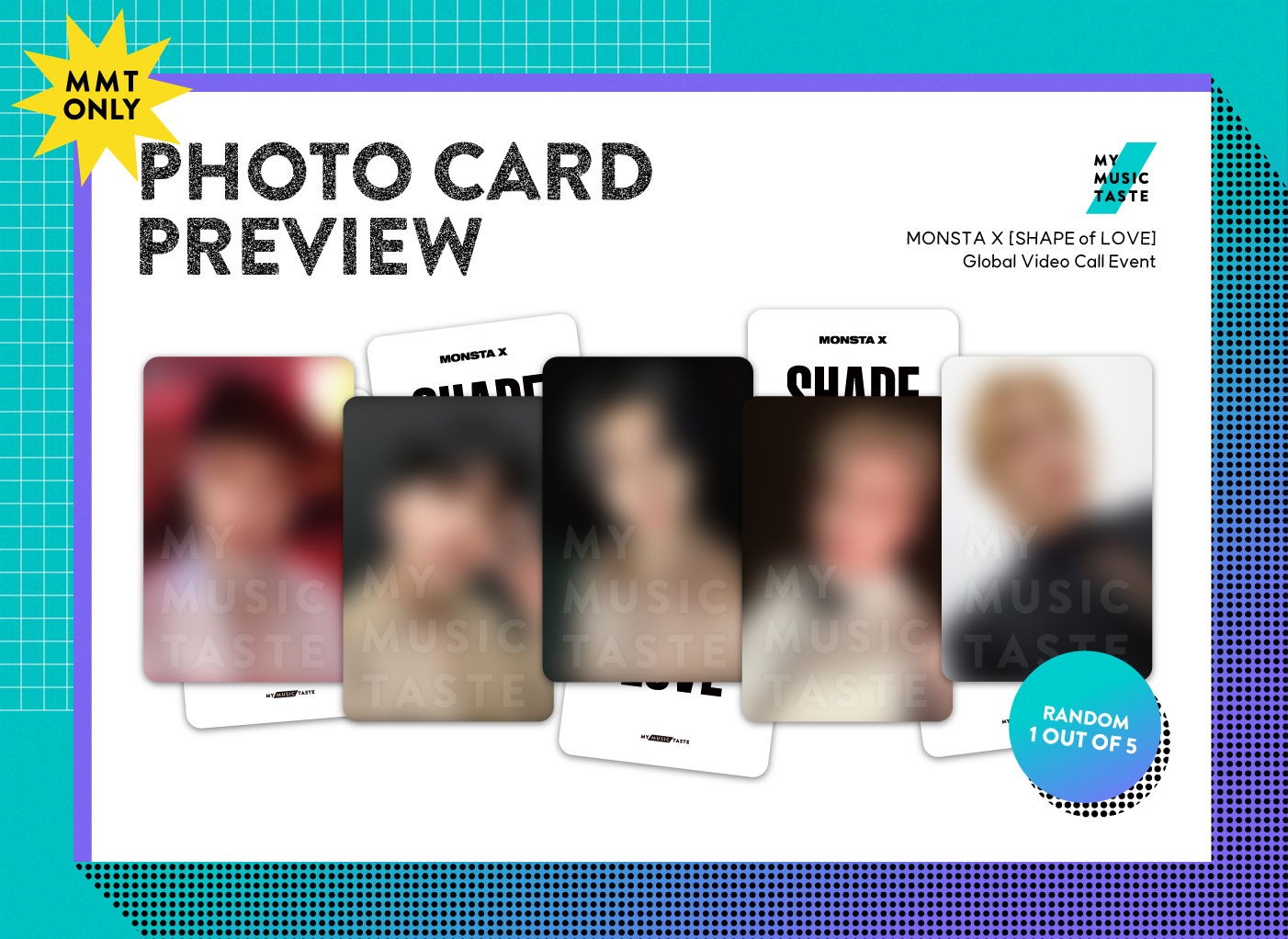 MMT SHOP on X: #MONBEBE! You get the first sneak peek👀at the MMT  exclusive photocard!🎴 Buy MONSTA X Mini Album [SHAPE of LOVE] to get  yours! 👉 🗓️Available until April 25, 11:59