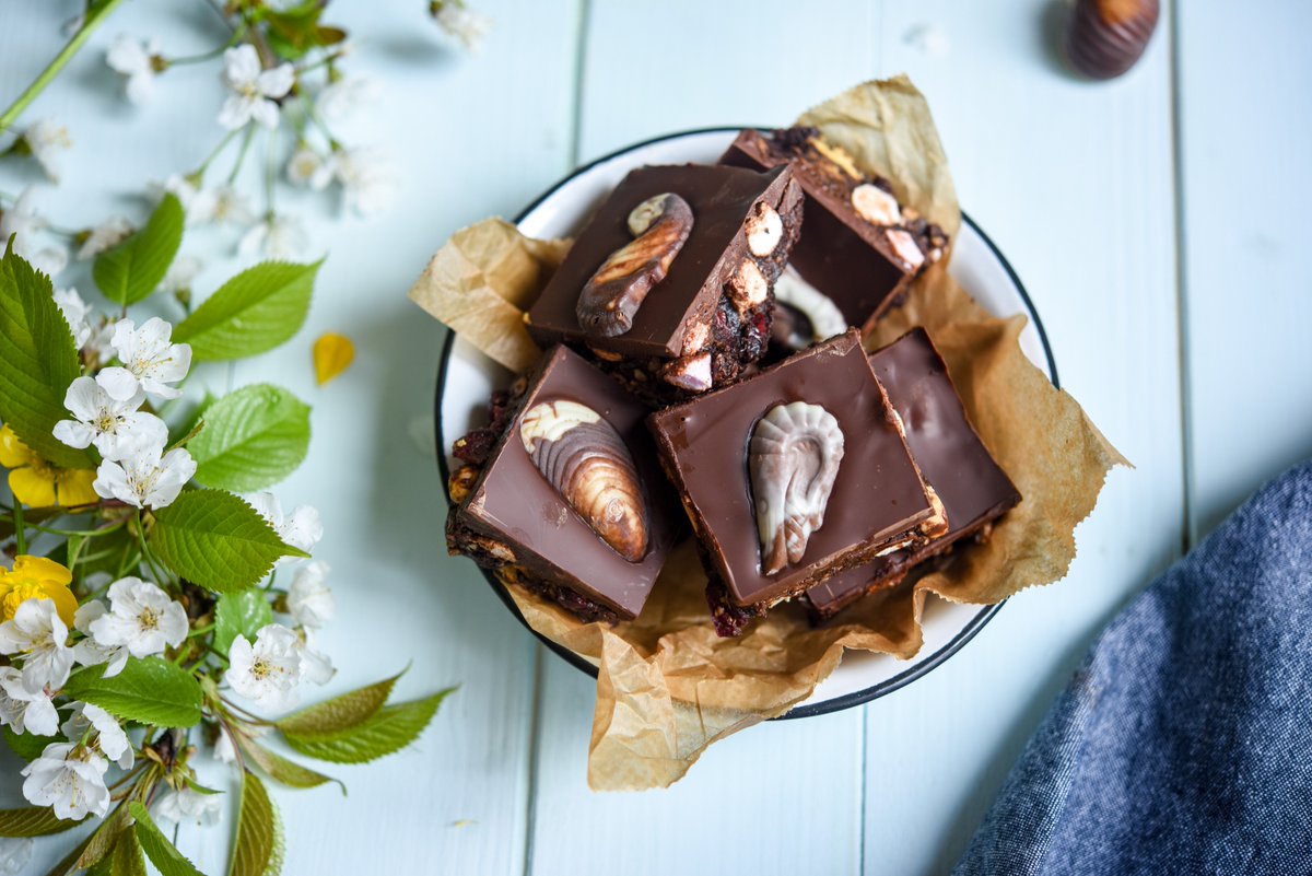 Today's the Queen's birthday!  We're marking the occasion with these tasty fridge cakes, which <a href="/patisseriemp/">Angela Field</a> made for Guylian's Finishing Touches collection - they're the perfect treat for enjoying wherever you're celebrating - whether in London or from afar! 
#queensbirthday