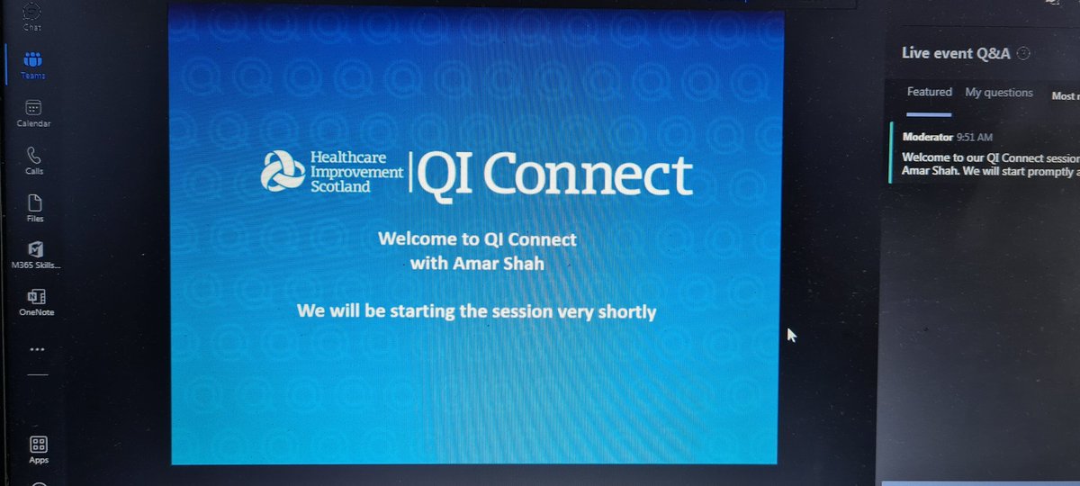 NHS D&G Patient Safety & Improvement Team (@dg_improvers) on Twitter photo About to start @HISQIConnect
<a href="/DrAmarShah/">Amar Shah</a> reflecting on the importance of health and well-being within teams and it’s impact on outcomes 👇<a href="/online_his/">Healthcare Improvement Scotland</a> <a href="/ihubscot/">Improvement Hub</a> #HISQIConnect #DGImprovers About to start @HISQIConnect
<a href="/DrAmarShah/">Amar Shah</a> reflecting on the importance of health and well-being within teams and it’s impact on outcomes 👇<a href="/online_his/">Healthcare Improvement Scotland</a> <a href="/ihubscot/">Improvement Hub</a> #HISQIConnect #DGImprovers