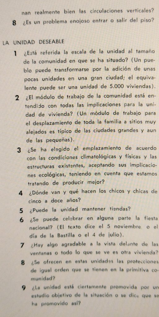 irimarq's tweet photo. El cuestionario Smithson para evaluar proyectos de vivienda colectiva.
#JuevesDeArquitectura https://t.co/Ta173roF12