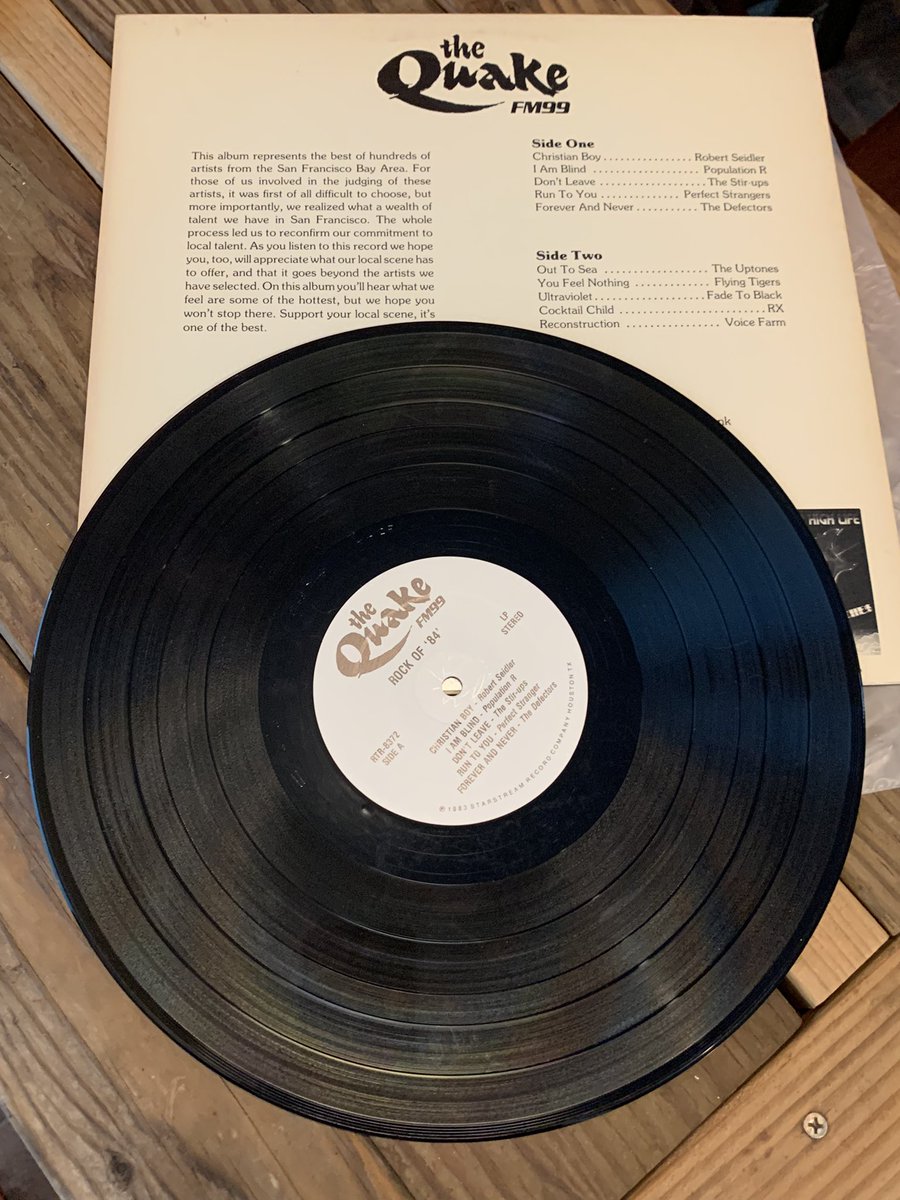 flatcar6's tweet image. #ThrowbackThursday SF radio The Quake FM99 “Rock of 84” ~ support your local scene ~ #forgotten80s #80smusic