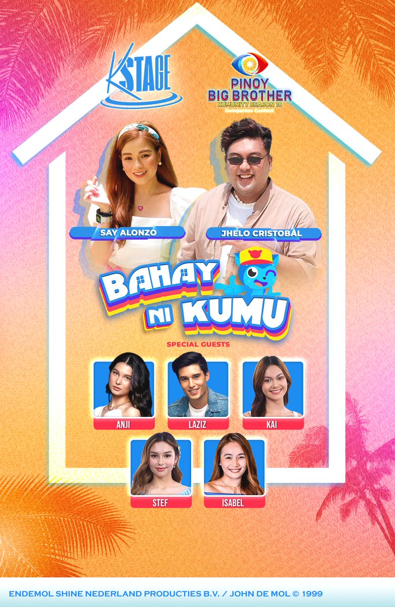 ngayong Friday sa Bahay Ni Kumu, sanib pwersa ang Celebrity, Adult at teen housemates ni Kuya!

<a href="/anjisalvacion/">anji</a>  <a href="/isabellaohoo/">Isabel Laohoo</a>  <a href="/LazizRustamoov/">Laziz Rustamov</a>  <a href="/islandgirl_kai/">Kai Espenido</a> and @STEFDRAPERR

Kitakits bukas sa <a href="/KStage/">Kelly Stage</a>. Bahay Ni Kumu, hosted by <a href="/sayalonzo/">Say Alonzo</a> and <a href="/jhelocristobal/">Jhelocristobal</a> at 8pm!
<a href="/MrsWise03/">Tina Perez</a>