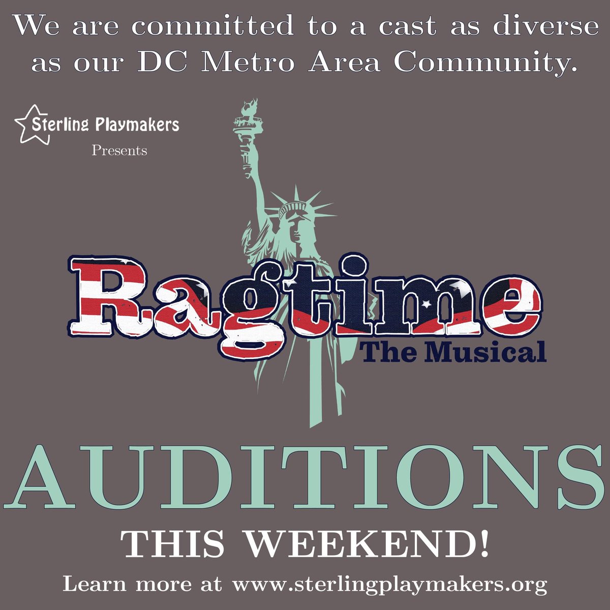 SPlaymakers's tweet photo. Auditions for RAGTIME start tonight! It's not too late to choose an audition appointment, or just come anyway because walk-ins are welcome!
https://t.co/DWBMQtiogD

#auditions #castingcall #communitytheatre #loudouncounty #loudouncountyva #sterlingva https://t.co/mihzYEP1CS
