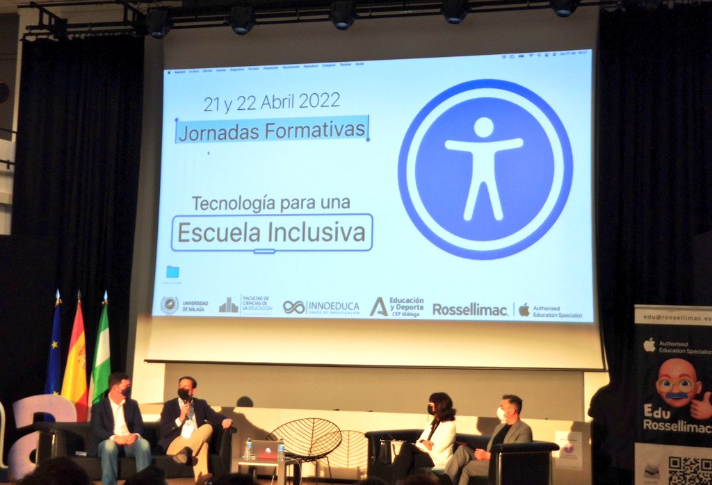 🌐 Hoy en #JornadasInclusivas organizadas por <a href="/InnoEducaUMA/">InnoEduca</a> <a href="/Educacion_UMA/">FacultadEducaciónUMA</a> <a href="/RossellimacEDU/">Rossellimac EDU. 💭💡🙌🏻</a> <a href="/UMA_DOE/">Dpto. de Didáctica y Organización Escolar UMA</a>

👀 Espacio para debatir y aprender sobre #TIC y #Diversidad que puedes seguir a través de youtu.be/KZip613oWxw
