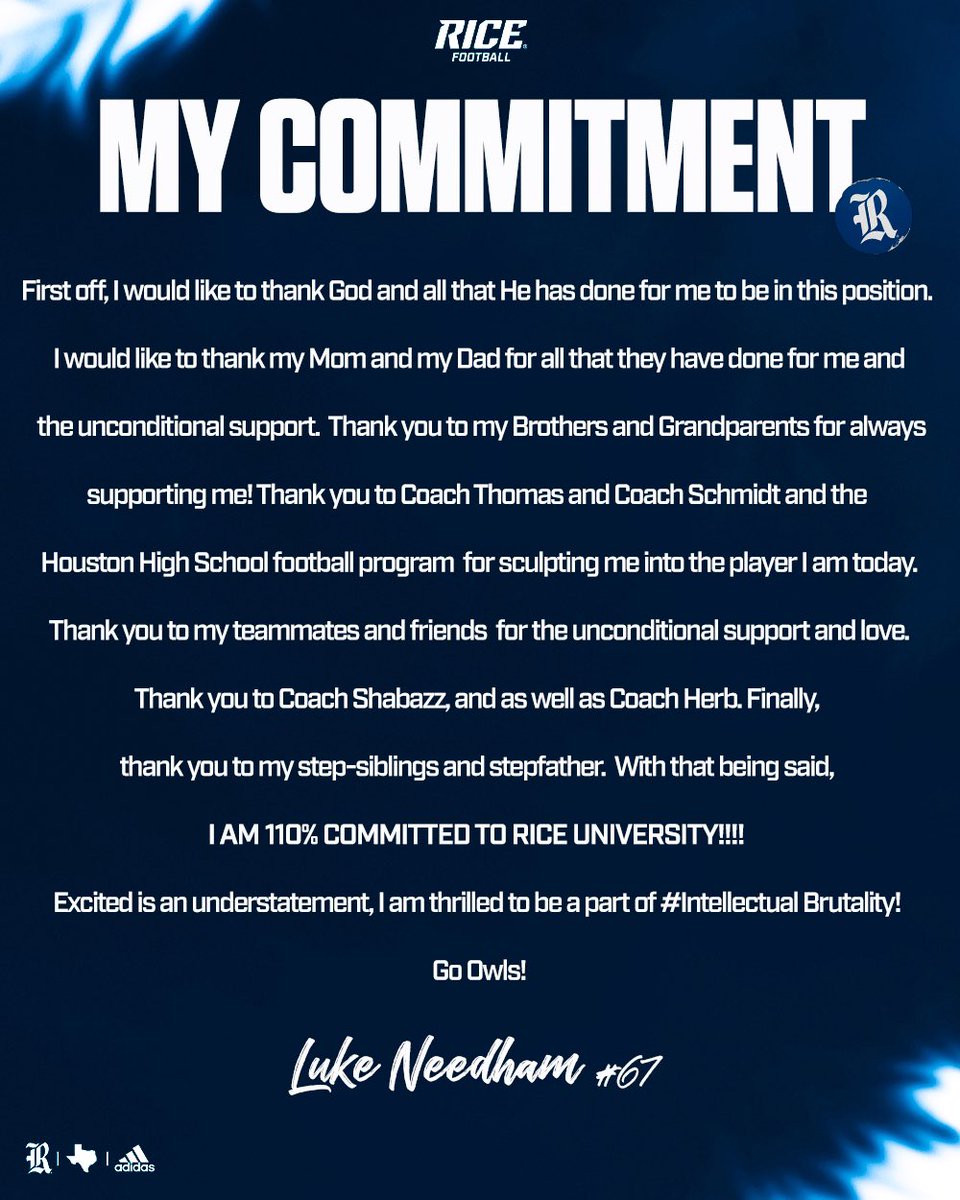 EXCITED TO START A NEW JOURNEY! 🦉💙 #Committed #IntellectualBrutality