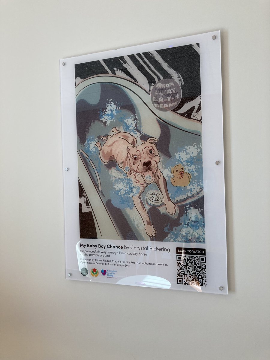 Megan Dawes (@arts_nuh) on Twitter photo So pleased that the #ColoursofLife project posters are now displayed around <a href="/NUH_CFUnit/">Cystic Fibrosis Unit NUH</a>, sharing the brilliant work of patients!
Huge thank you to @CityArtsNotts <a href="/NUHCharity/">Nottingham Hospitals Charity</a> @kunstity <a href="/MattMiller2805/">Matt Miller</a> <a href="/fastgraphicsnot/">Fast Graphics</a>
#ArtsatNUH
<a href="/nottmhospitals/">Nottingham University Hospitals</a> So pleased that the #ColoursofLife project posters are now displayed around <a href="/NUH_CFUnit/">Cystic Fibrosis Unit NUH</a>, sharing the brilliant work of patients!
Huge thank you to @CityArtsNotts <a href="/NUHCharity/">Nottingham Hospitals Charity</a> @kunstity <a href="/MattMiller2805/">Matt Miller</a> <a href="/fastgraphicsnot/">Fast Graphics</a>
#ArtsatNUH
<a href="/nottmhospitals/">Nottingham University Hospitals</a>