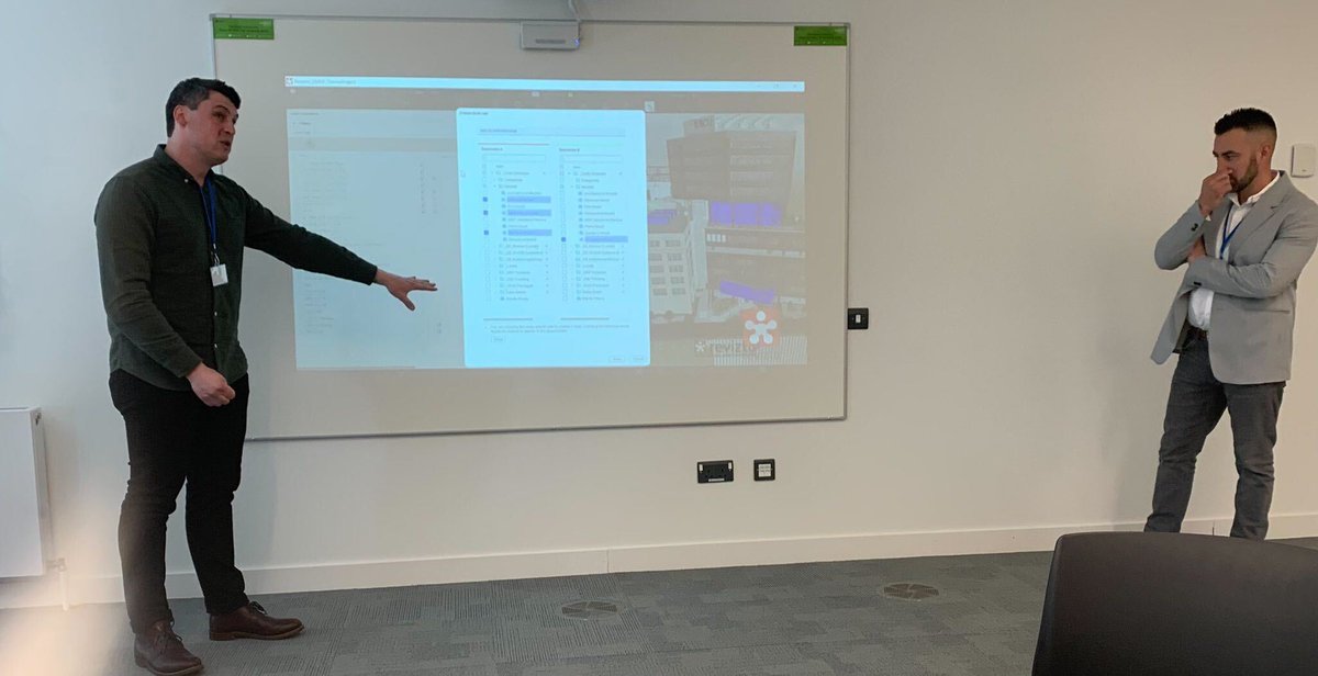 Fantastic day out yesterday in the Midlands for <a href="/BimBirmingham/">Bim in Leicester</a> a wonderful event showcasing the industry to the future. As always my wingman <a href="/rhyslewis_bim/">Rhys Lewis</a> helped with the presentation #revizto #bim #Collaboration