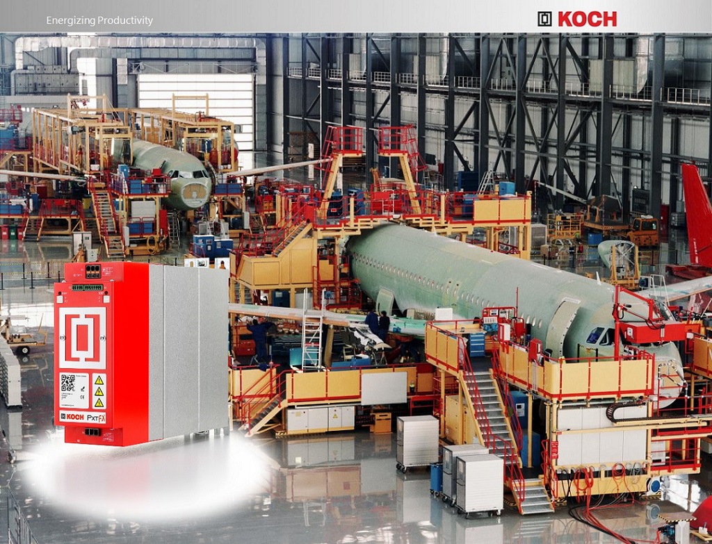 GmbKoch's tweet photo. Aircraft components are automatically drilled and riveted with an accuracy down to one hundredths of millimeters. In the event of a power failure, the drill can damage the workpiece. To avoid this, our PxtFX supplies the drill with the energy to move out of the workpiece. https://t.co/AfnSEgUdF6