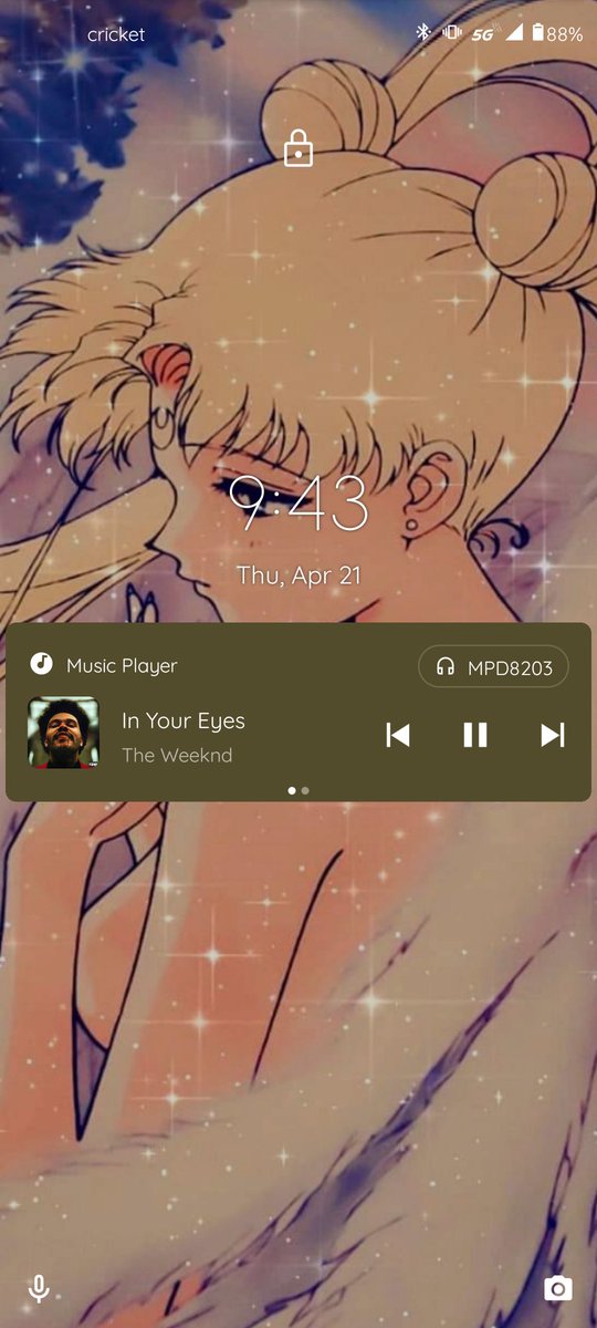 //The Weeknd always puts me in a good mood.~