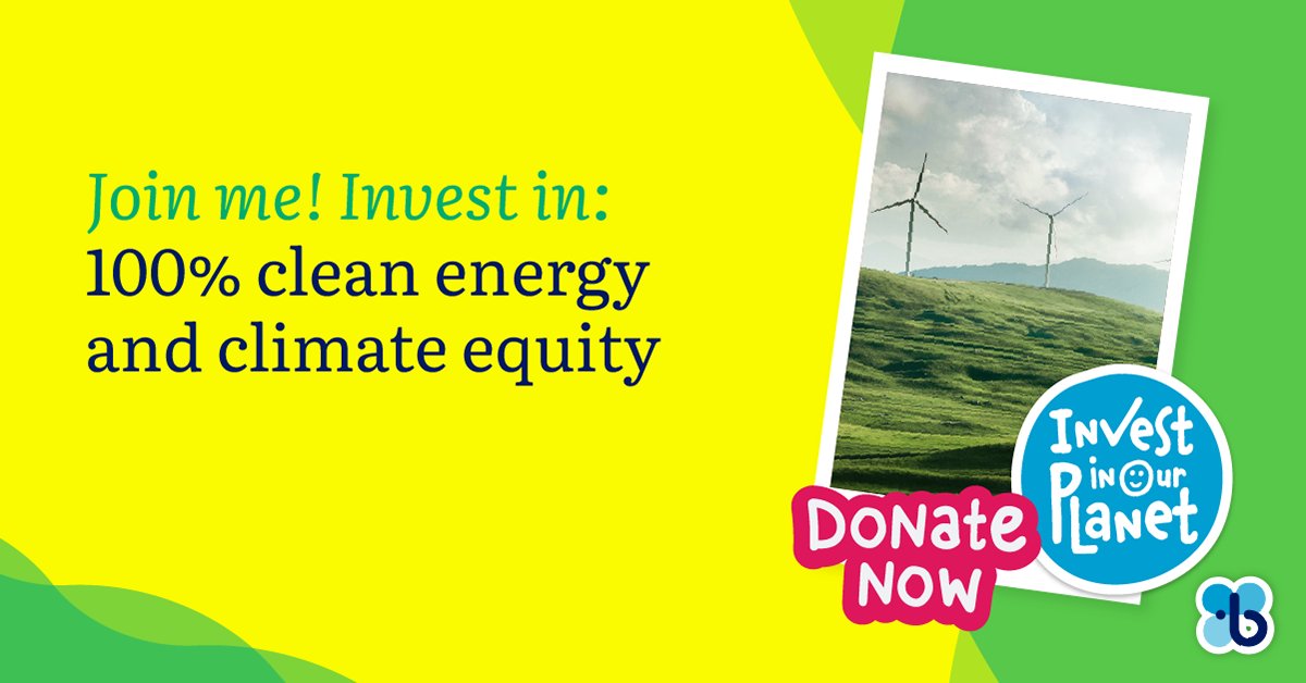 Climate change is a real crisis. We need to #InvestInOurPlanet now. 

I’ve partnered with <a href="/benevity/">Nam Nam</a> who will match donations 1:1 (up to $250K) to my favorite causes @100isNow, @power4natives, @pushbuffalo, @nativeorganizer, and <a href="/standearth/">Stand.earth</a>.

Donate: bit.ly/investinourpla…