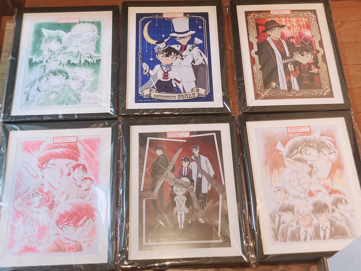 Detective_1202's tweet photo. セブンラッキーくじ戦利品その2
今日は2ヶ所はしごで12回引いたけど神引き😱バスタオル、クリアファイル、マスコットぬい、ハンドタオル、キーホルダー、クッション、そして…！劇場版賞額入りアート当たりました😭額入りアートは5年連続6つ目⭐️記録更新したよ🔥

#セガラッキーくじ
#ハロウィンの花嫁 https://t.co/i920hwHEFh