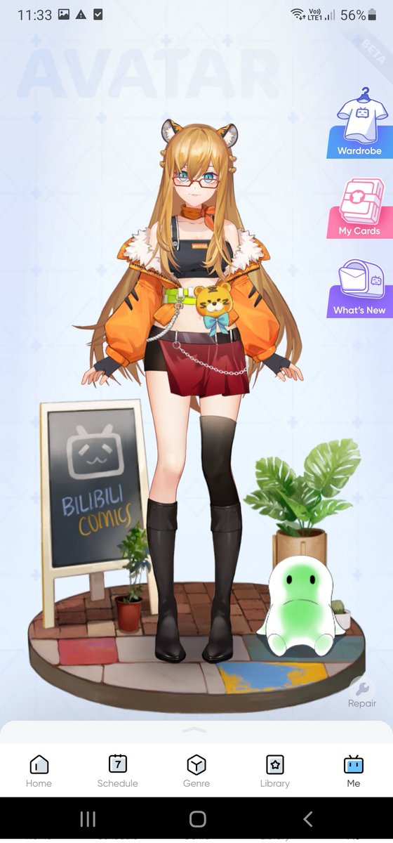 TwinkleStarsYZ's tweet image. #AvatarFun Dress up 10 #bilibilicomics