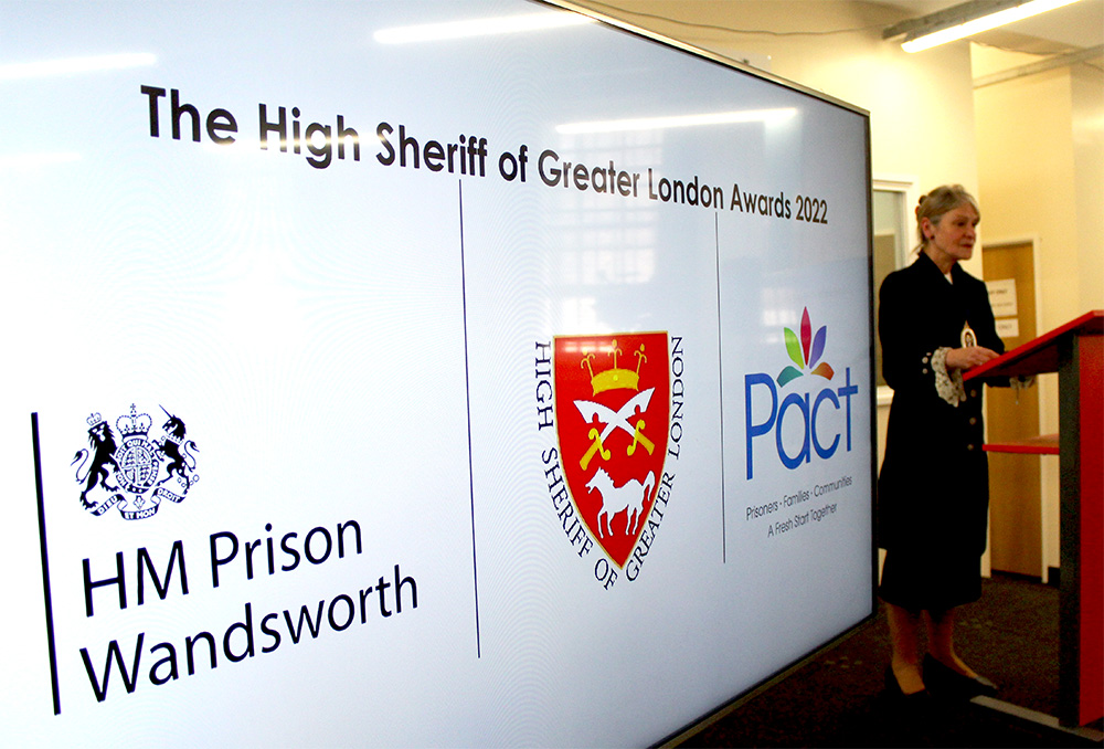 A superb event was held in our events space today, recognising the work of our staff, volunteers and prisoners during the pandemic. Coming together for our #hiddenheroes and partnership working with thanks to The High Sherriff of Greater London and PACT @prisonadvice