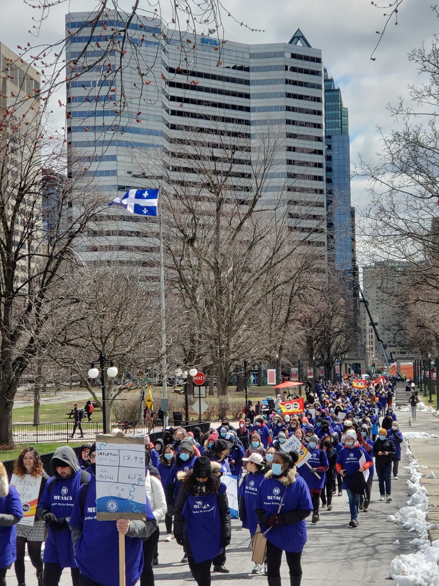AMUSE / SÉOUM PSAC Local 17600 (@amuse_psac) on Twitter photo MUNACA (munaca.com), which represents more than 1800 <a href="/mcgillu/">McGill University</a> non-academic employees, has gone on strike after being without a contract since November 2018. Today is the 2nd day of the strike downtown on campus
Contact MUNACA : reception@munaca.com
RT to support! MUNACA (munaca.com), which represents more than 1800 <a href="/mcgillu/">McGill University</a> non-academic employees, has gone on strike after being without a contract since November 2018. Today is the 2nd day of the strike downtown on campus
Contact MUNACA : reception@munaca.com
RT to support!
