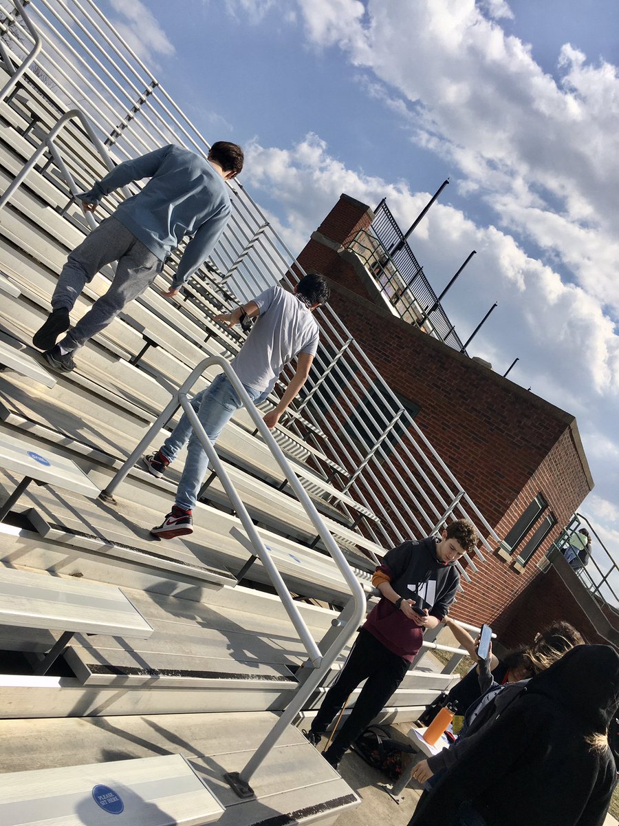 eksarhan's tweet photo. Physics students @Amundsen_HS have been putting the "physics" in "physical"! From calculating their horsepower, to engineering ways to protect eggs, we have been getting up and active to explore topics of work, power, and momentum. https://t.co/StTd18PlA1