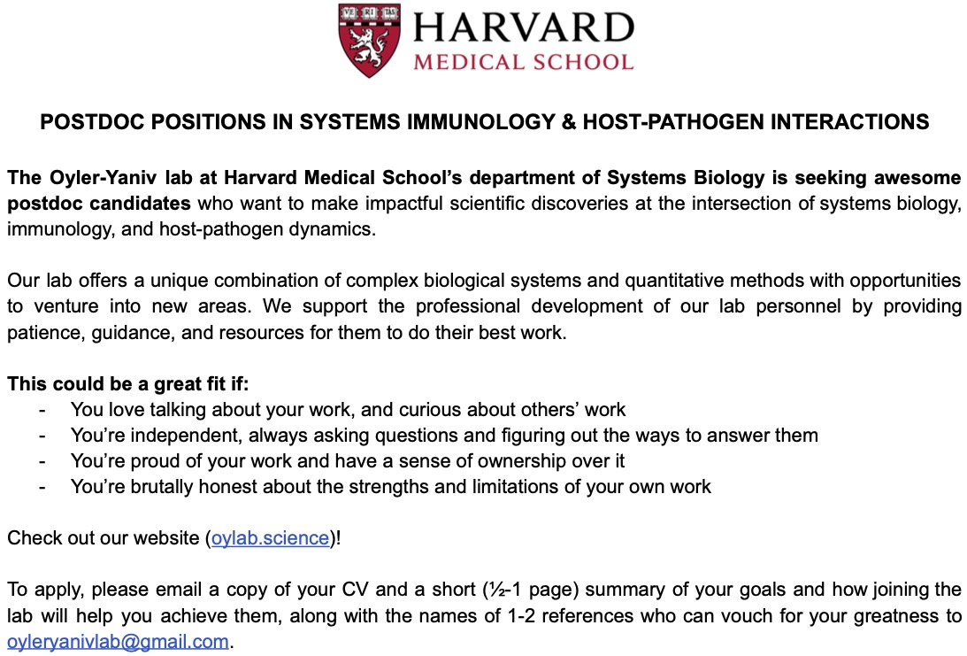 Oyler-Yaniv Lab tweet media