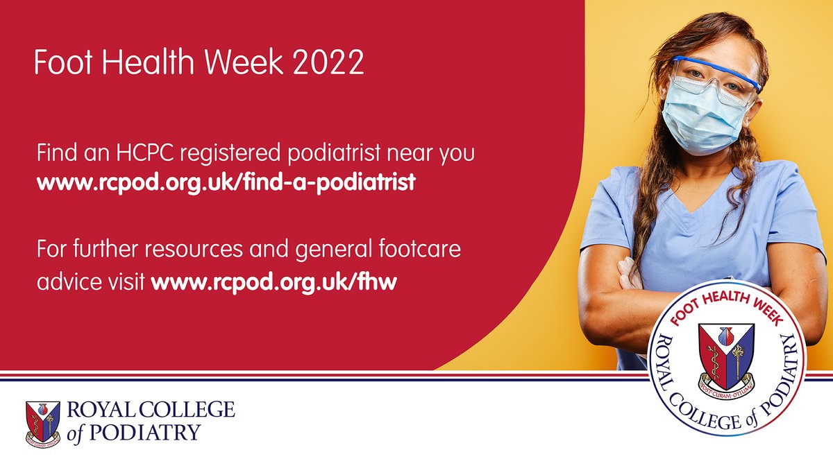 Suffering from problems with your feet, don't suffer in silence.

The NHS may be able to help you depending on your health needs or how about a private provider?

#UKFootHealthWeek22
<a href="/ESHTNHS/">East Sussex Healthcare NHS Trust</a> @AHPSussex <a href="/BrightPods/">Podiatry at Uni of Brighton</a> <a href="/RoyColPod/">Royal College of Podiatry</a> @ESHT_OOH @ESHTOPPS <a href="/EshtPodiatry/">ESHT_Podiatry</a> <a href="/ESHT_AHPs/">ESHT_AHPs</a>