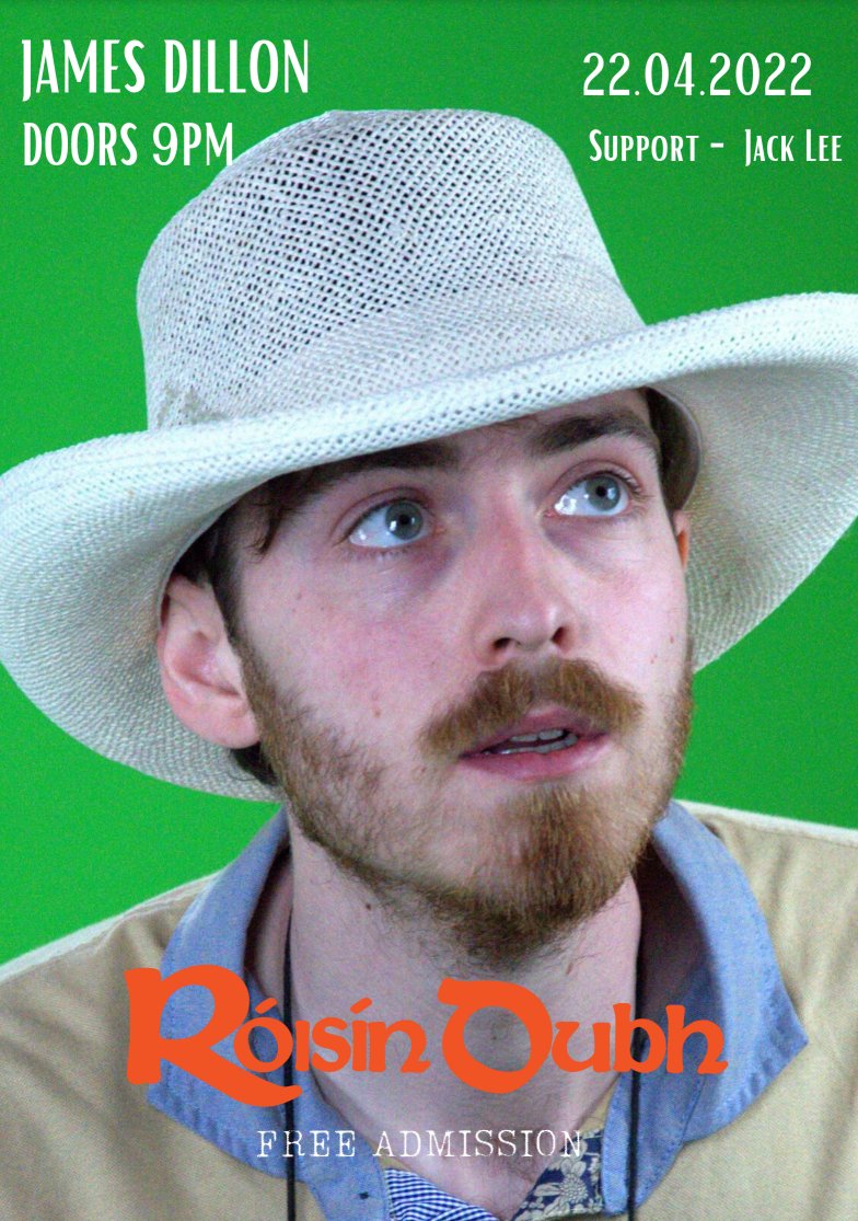 roisindubhpub's tweet photo. Here's a lovely last minute addition to our weekend plans! An evening of tunes from James Dillon (Galway Street Club) with support from Jack Lee. 

Tomorrow night at 9pm, FREE admission. https://t.co/E3MTTv7oqF