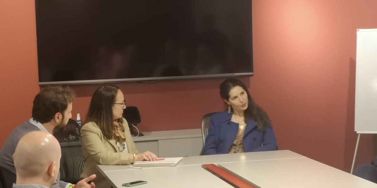 ArmadaAlvaro's tweet photo. Charla con emprendedoras en la Cámara de Comercio de España en EEUU @AmChamSpain 
✓ Rocío López, VP Marketing Manager Santander US
✓ Milena López, Keops Consulting Sustainability and Impact Investment Consultant
#MurciaStartupsinUSA
@infoRMurcia @Empresa_RM https://t.co/LZsQWdc4FV