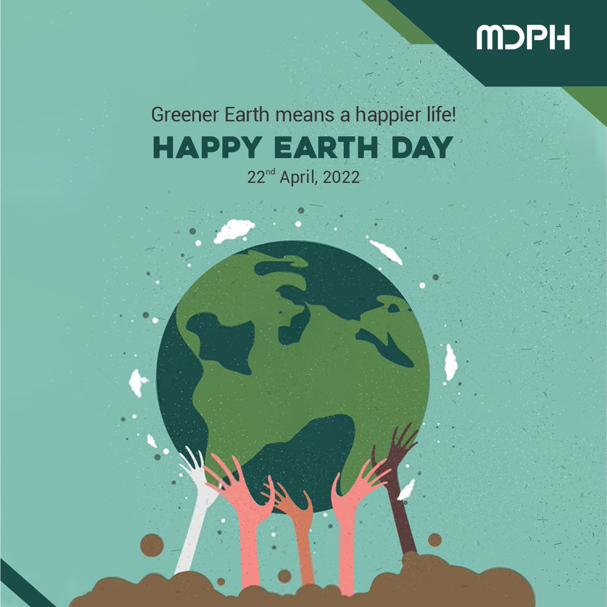 mdphgroup's tweet photo. Let's pledge to do our part in making Earth greener and happier.
.
.
.
.
#earthday #MDPH #earth #nature #company #earthdayeveryday https://t.co/6SZ6TxP5TL