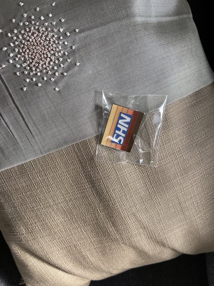 Look what collected today which I shall wear with pride x