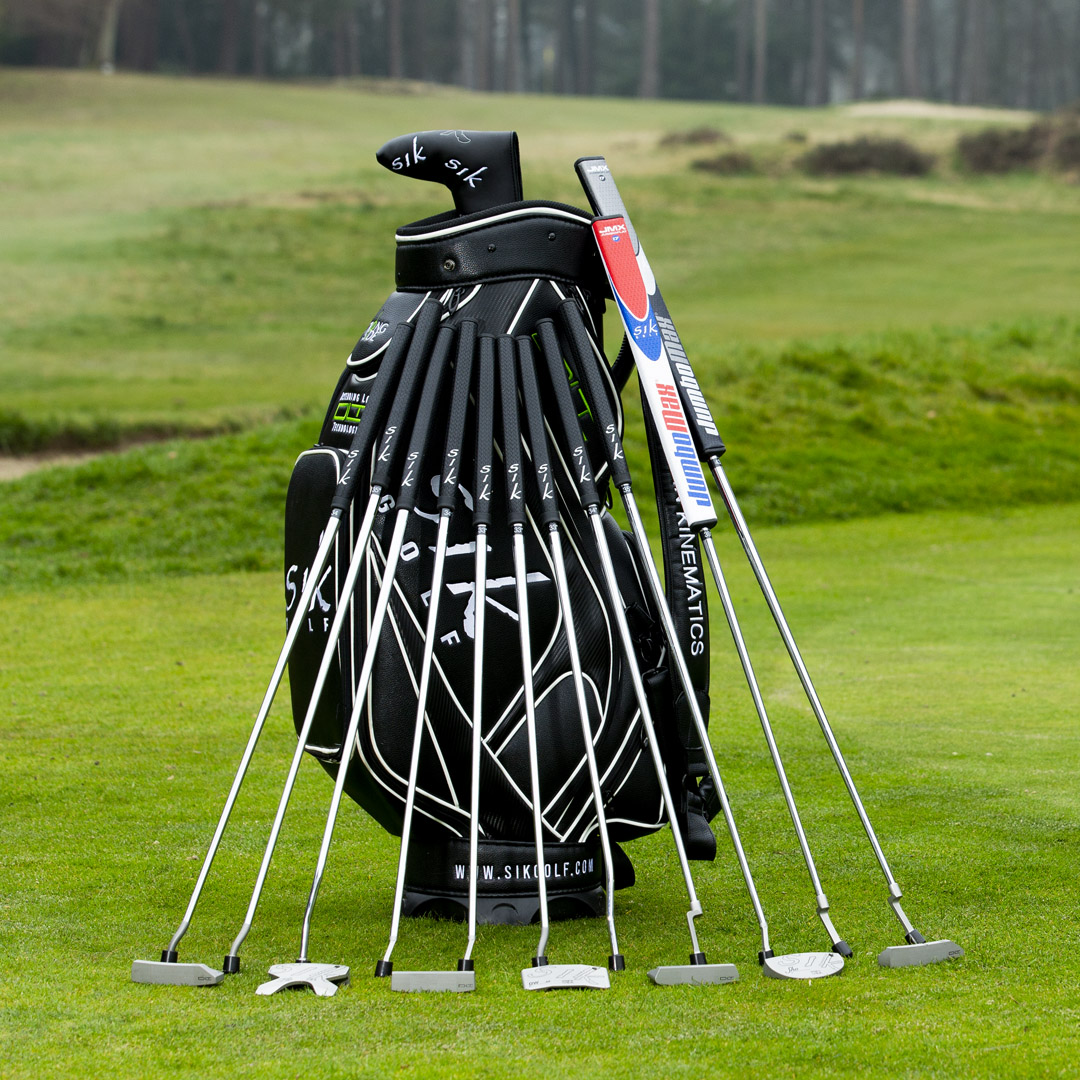 The SIK Fitting Bag all laid out! 😍 

Custom fitting to suit your game at any level 🏌️‍♂️  Ready to change the way you roll this season?

#SIKGolf #ChangeTheWayYouRoll