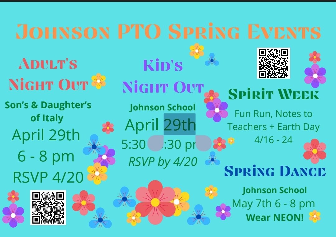 Lots of spring events happening - don’t forget to RSVP!