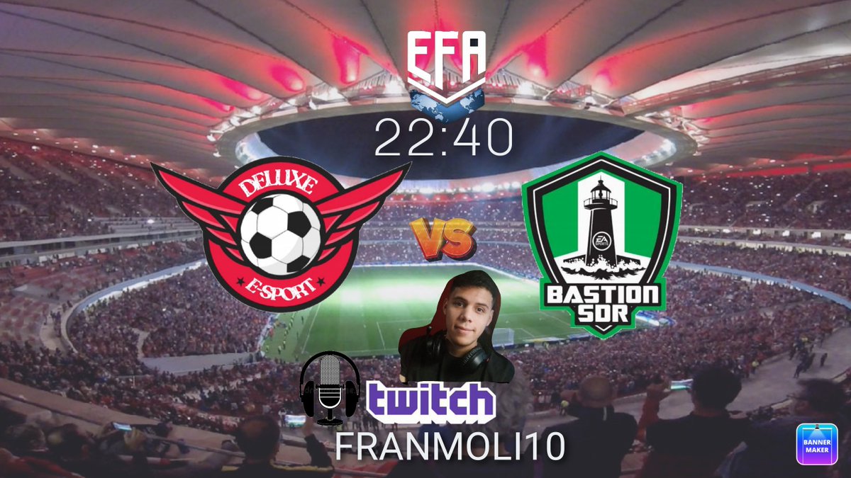 🏆Match day🏆

<a href="/EfaEsports/">EFA ESports</a> 

22:40🆚 <a href="/SeccionBastion/">BASTION-SDR</a> 

<a href="/ITFASVLPSN/">ITFA SVL - PSN (Afiliados a Liga Galactica Spain)</a> 

23:40🆚Cowboys eSports

Twitch.tv/franmoli10

<a href="/FJMOLI10/">Franco javier</a> 

Twitch.tv/danisalr92

#SePuede #Joker #eSports 

#SePuede #Joker#