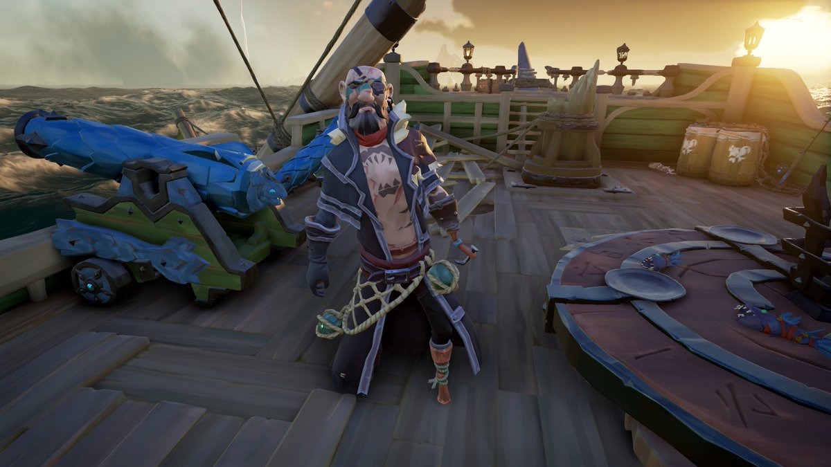 MerryMerrickSoT's tweet photo. Arrrr it’s good t be back on me ship with @Belle_SoT #SeaOfThieves #TheShroudedDeep https://t.co/K3ApsiAQL6
