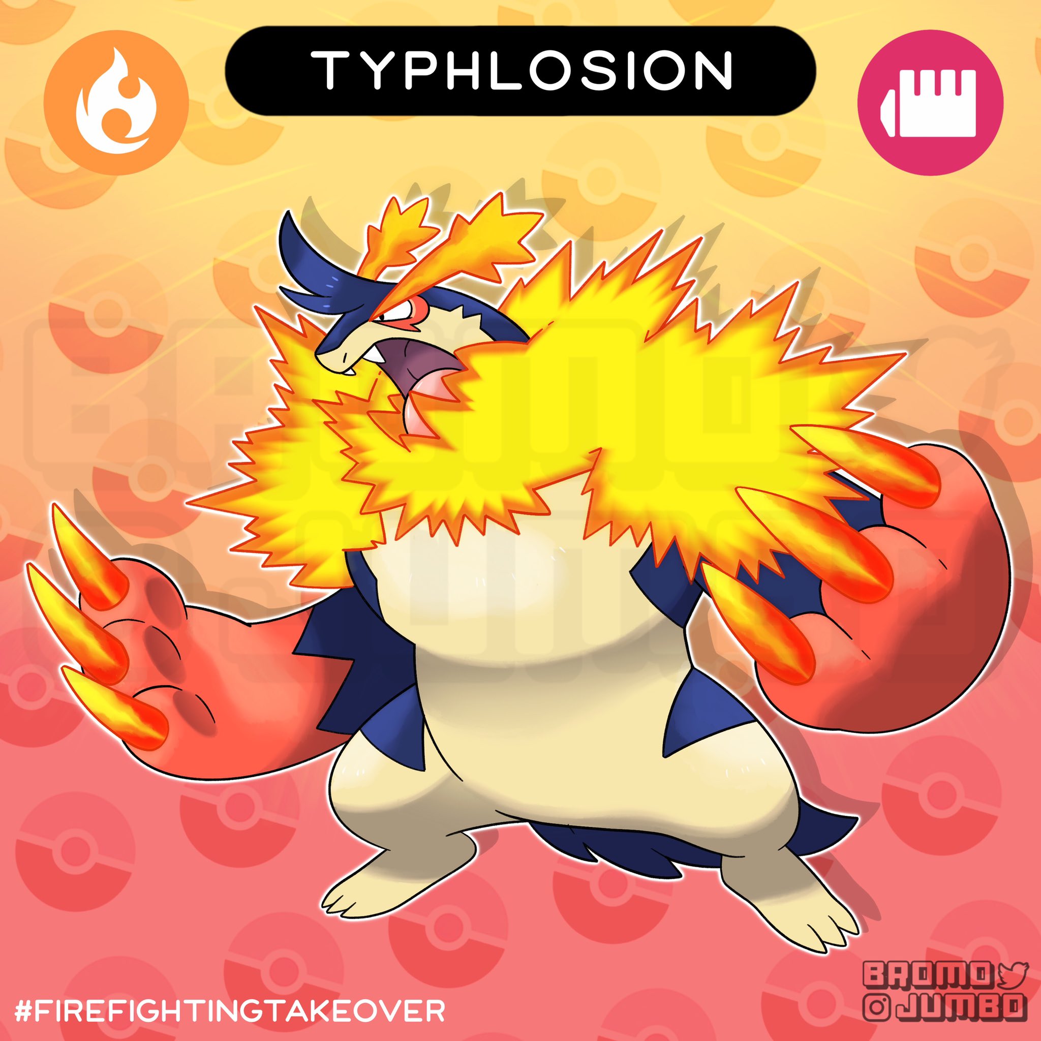 JUM🅱️O reopening Feb. 3rd) on Twitter "Typhlosion is our next