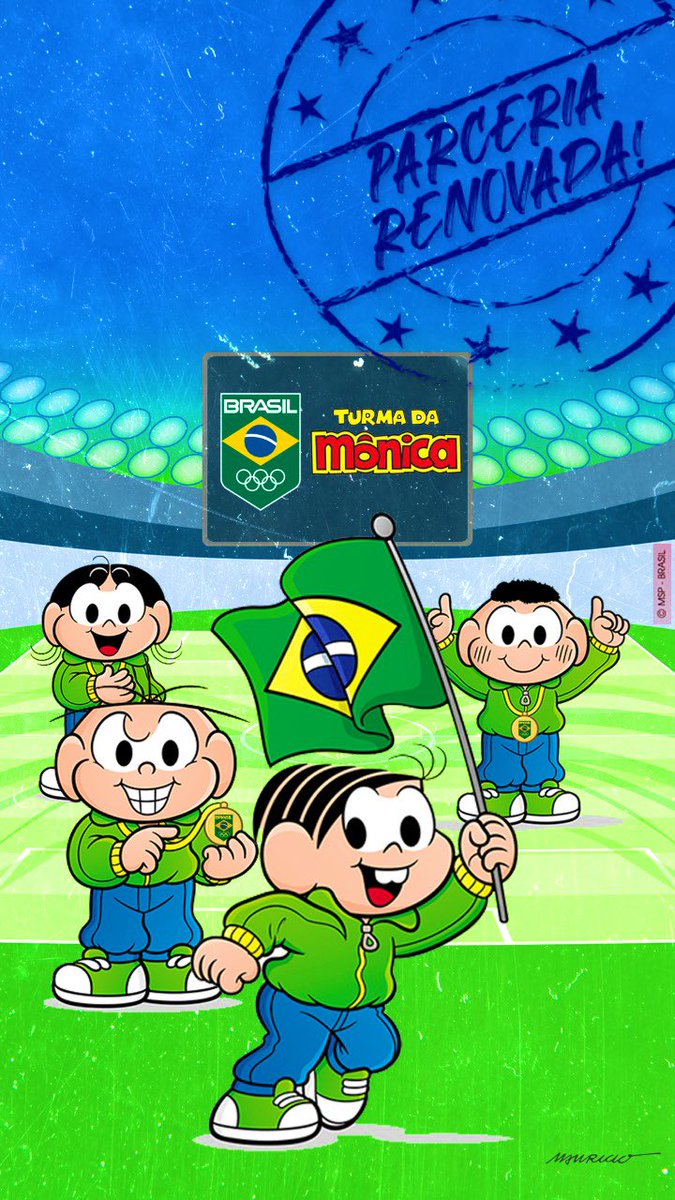 Turma da Mônica e COB renovam parceria até os Jogos de Paris 2024