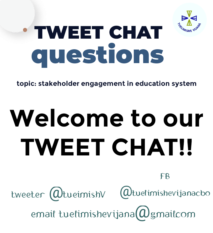 Welcome to our 3rd tweet chat for the back to school campaign. We appreciate your participation. 'Todays topic: stakeholder engagement in' education system.
First our panelist will introduce themselves.
<a href="/BrianYuko4/">Brian Yuko</a> <a href="/CynthiaOkoth/">Cynthia Okoth</a> <a href="/Marvelmonica1/">Marvelmonica</a>