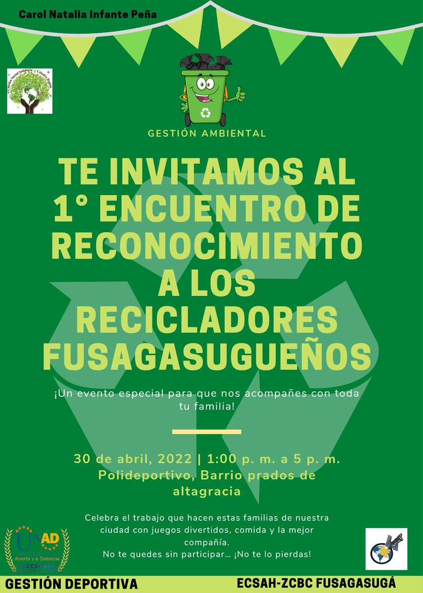 CarolNataliaIn3's tweet photo. @ElOIRdelaRegion @SISSUUNAD_ZCBC 
#SERVICIOSOCIALUNADISTAENCASA #MedioAmbiente
"Ven y disfruta de esta bonita actividad" https://t.co/988fnliYW1