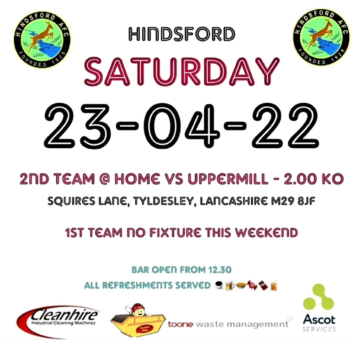 Hindsford AFC (@hindsfordtonics) on Twitter photo 