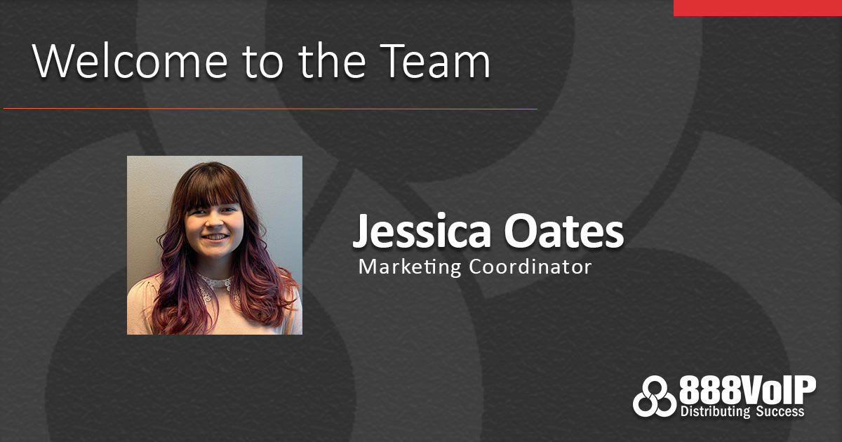 888Voip's tweet photo. Please help us welcome the newest member of the 888 team! Jess Oates joins us as a Marketing Coordinator. We are proud to have her on our team! #growth #888VoIP https://t.co/nqwxMJP7r3