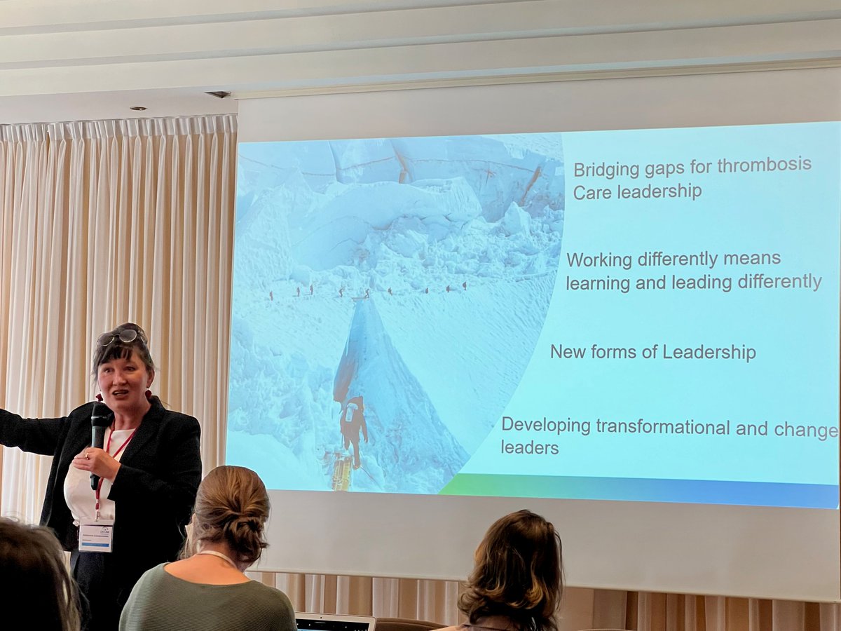 Bridging gaps for thrombosis care leadership: training the new leaders in thrombosis case. Introduction workshop on leadership by Katarzyna Czabanowska from <a href="/MaastrichtU/">Maastricht University</a> #thrombosis #Leadership