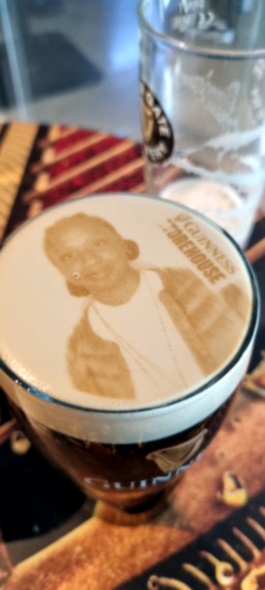 ChaviRich's tweet photo. Great experience in @homeofguinness, who knew all I needed was to have my face #stoutie added to a pint, in order to drink it all!!! https://t.co/pq7ZZGV7T3