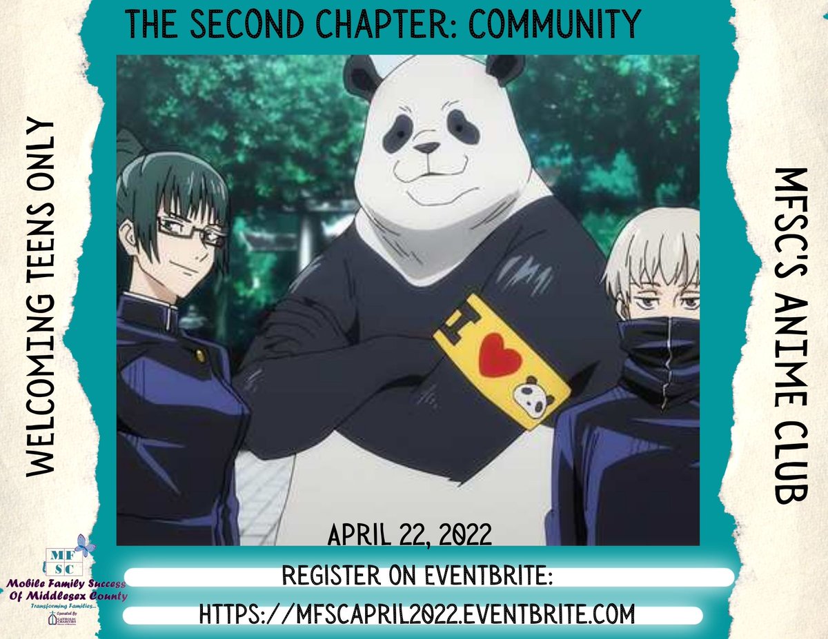 Tomorrow is the day! Anime Club's second meeting will be held via zoom from 4-5 PM! If you or your child is interested in Anime, please register for the event below! Also, don't forget to spread the word!! :) eventbrite.com/e/mfsc-april-2…