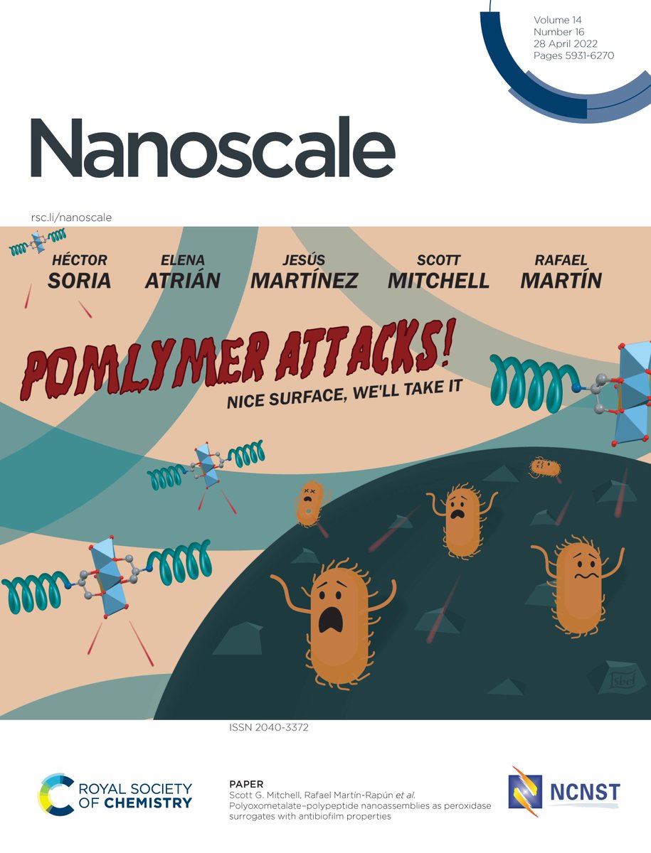 nanoscale_rsc's tweet photo. Self-assembly of POMlymers (polyoxometalate-peptide hybrids) produces nanoassemblies with synergistic antibacterial properties via polylysine residues and radical oxygen species. No surface is safe! 👇
https://t.co/QANUpm1txS https://t.co/i02Z7x2HwS