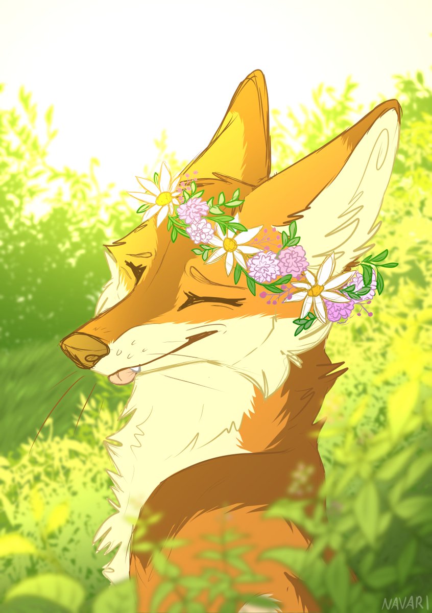 NavariCreation's tweet photo. Navari in spring mood 😊💐

What is your favourite season?

#furryart #Furryartist #furry #furryfandom #art https://t.co/PjhS7HxImA