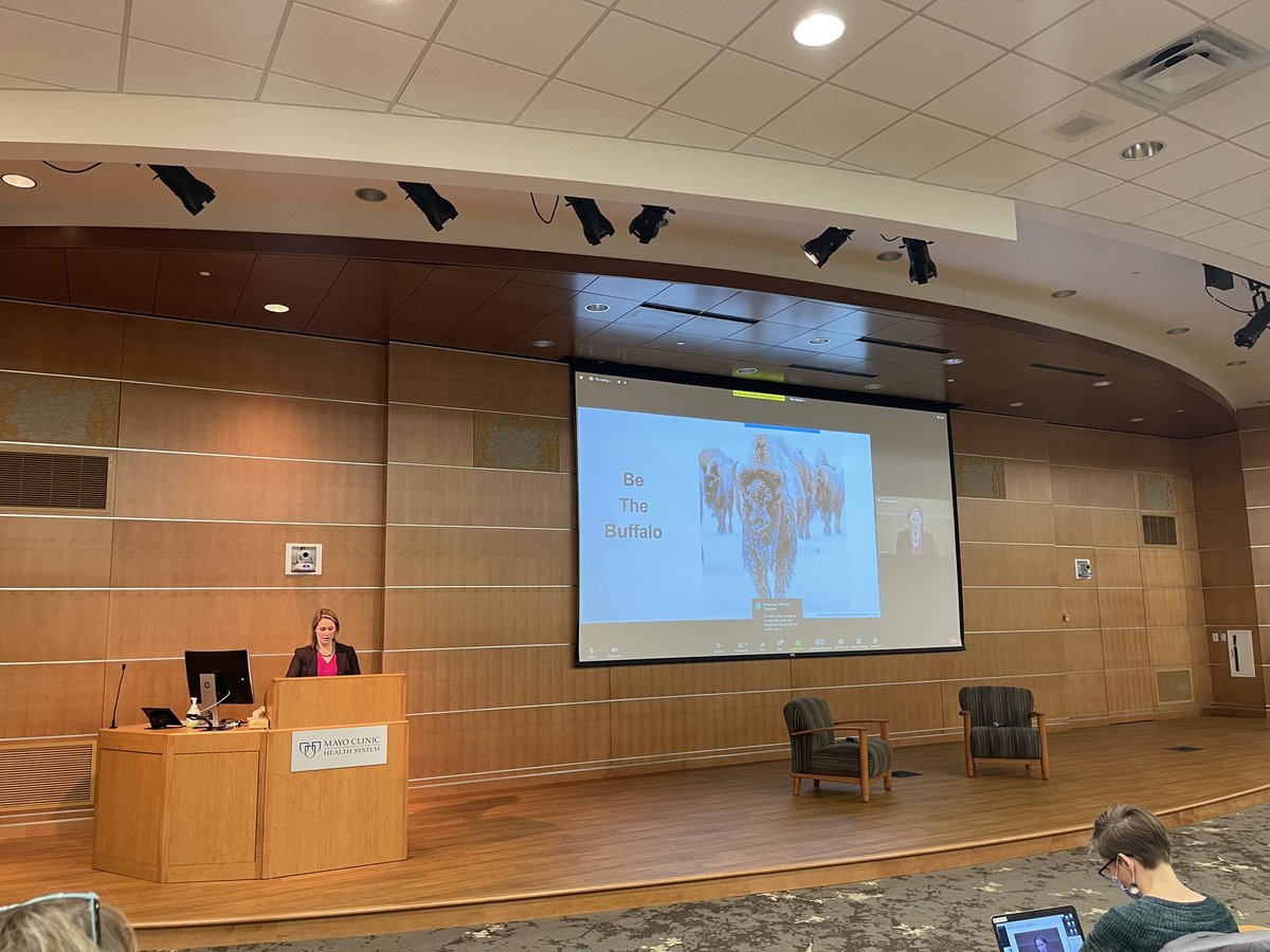Brave Enough MD (@rubraveenough) on Twitter photo <a href="/DrMPaulson/">Margaret Paulson, DO</a> speaking at #mayoWILMA2022 on how we can all ‘Be The Buffalo’ and stand strong in the middle of the storm <a href="/DrMPaulson/">Margaret Paulson, DO</a> speaking at #mayoWILMA2022 on how we can all ‘Be The Buffalo’ and stand strong in the middle of the storm